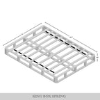 Fondation à ressorts à lattes en bois massif de 8 pouces de CraftPorch