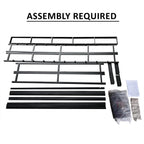 Sommier à ressorts CraftPorch en métal et lin capitonné