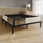 Sommier à ressorts CraftPorch en métal et lin capitonné