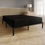 Sommier à ressorts CraftPorch en métal et lin capitonné