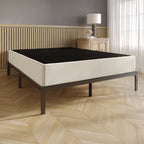 Sommier à ressorts CraftPorch en métal et lin capitonné