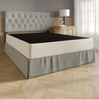 Sommier à ressorts CraftPorch en métal et lin capitonné