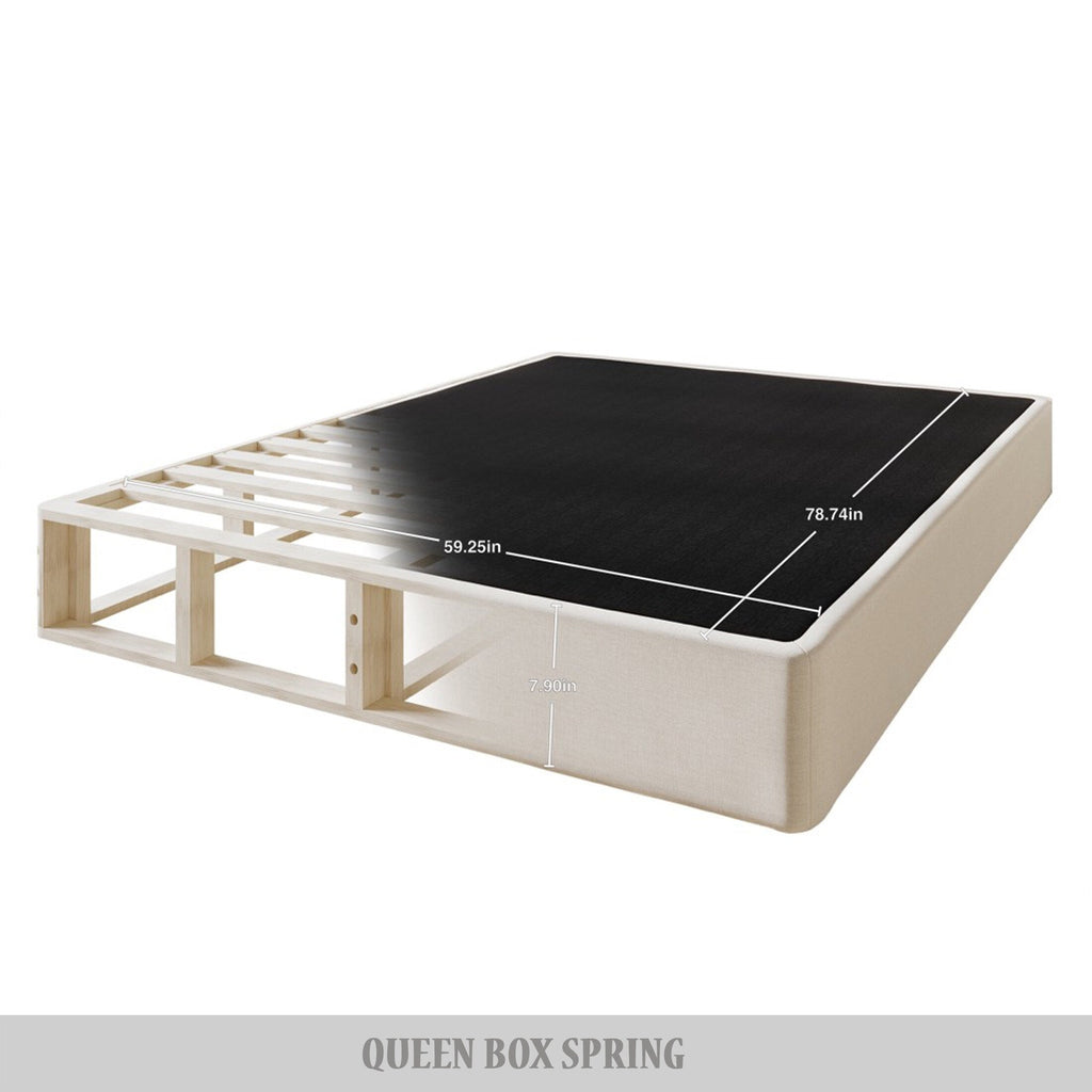 Fondation à ressorts à lattes en bois massif de 8 pouces de CraftPorch