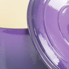 Casserole en fonte émaillée Crock-Pot Artisan, 2 pièces, 5 quarts, avec couvercle, couleur lavande