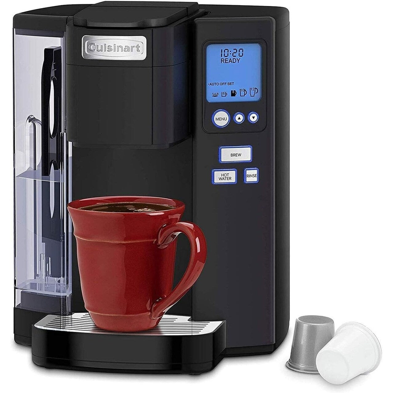 Machine à café individuelle Cuisinart, 72 oz, programmable, en acier