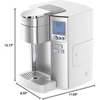 Machine à café individuelle Cuisinart, 72 oz, programmable, en acier
