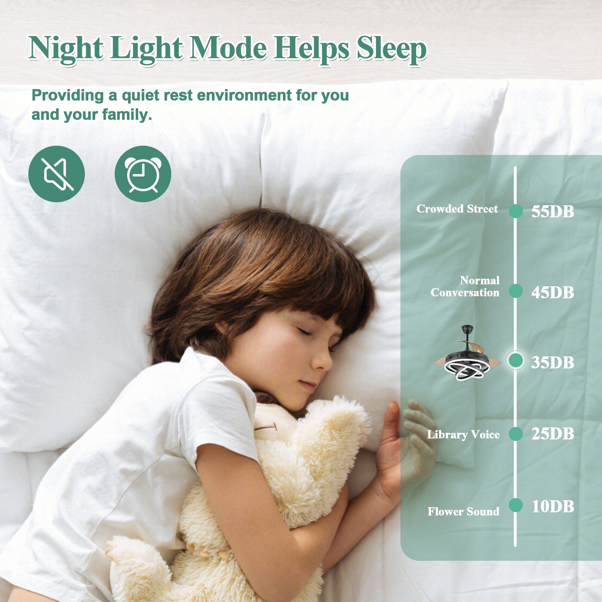 Ventilateur de plafond rétractable Cusp Barn 42 avec éclairage et télécommande, forme DIY, abat-jour moderne, moteur DC silencieux, éclairage LED au plafond.