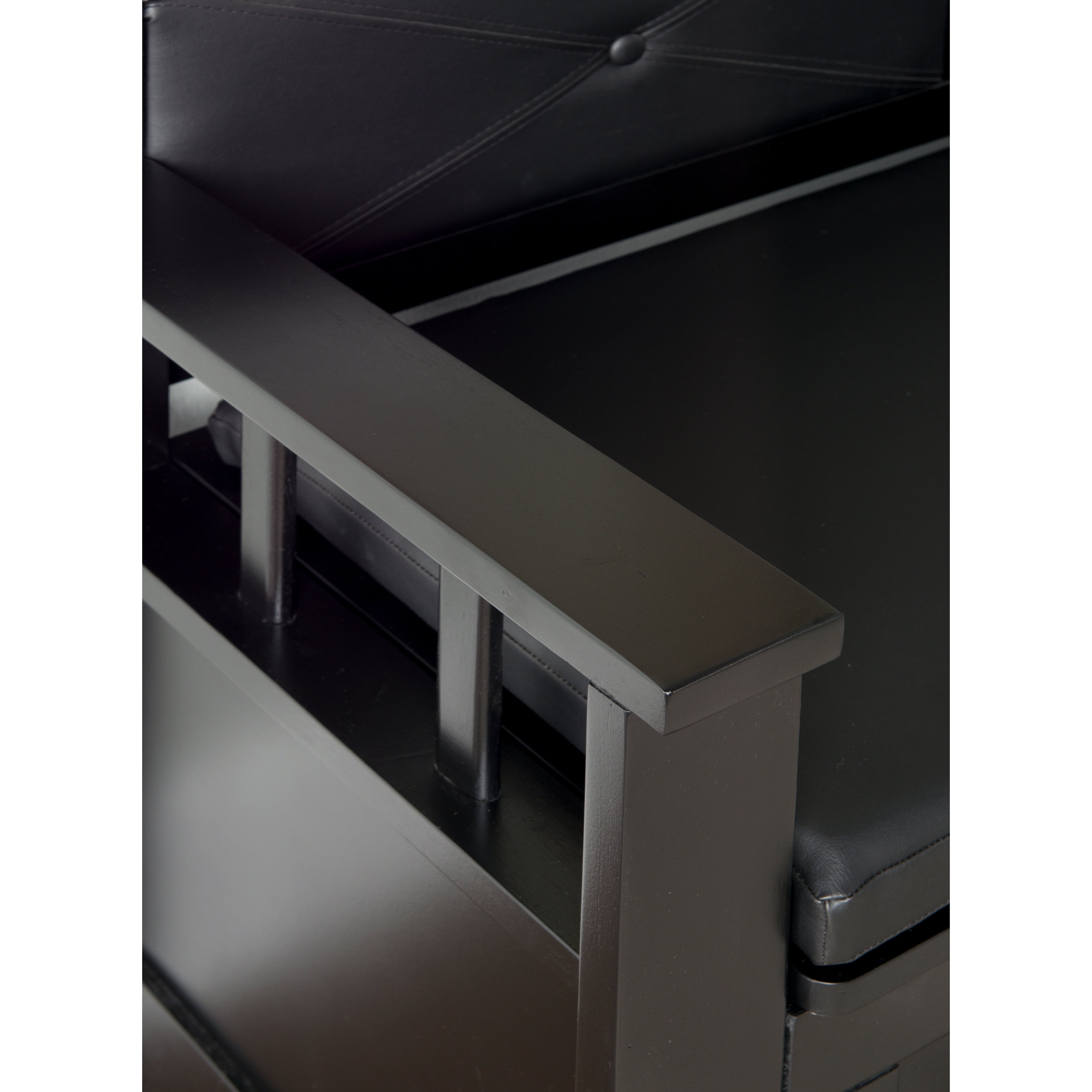 Banc d'entrée avec rangement et couvercle relevable en bois Dahlia