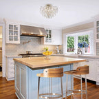 Dalia - Plafonnier intérieur élégant à 3 lumières avec cristaux