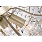 Dalia - Plafonnier intérieur élégant à 3 lumières avec cristaux