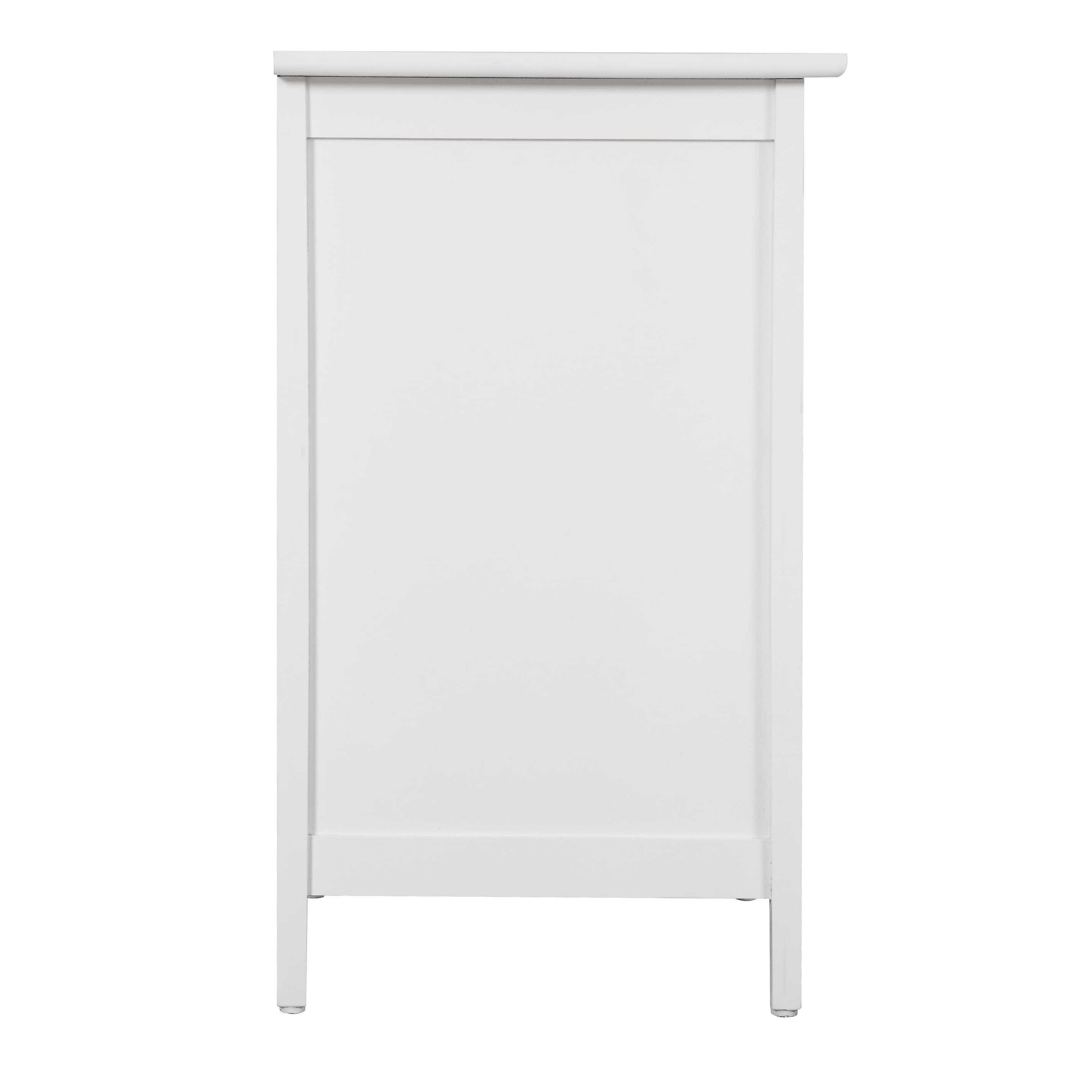 Table de chevet en bois de style transitionnel Daniel à 3 tiroirs