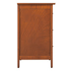 Table de chevet en bois de style transitionnel Daniel à 3 tiroirs