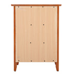 Table de chevet en bois de style transitionnel Daniel à 3 tiroirs