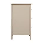 Table de chevet en bois de style transitionnel Daniel à 3 tiroirs