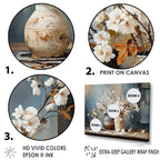 Designart Peinture sur toile représentant une nature morte de poterie et de fleurs I Tree