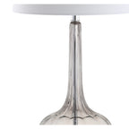 Lampe de table LED en verre en forme de goutte d'eau Diamante 28.5, rose (lot de 2) par JONATHAN Y