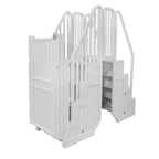 Système d'accès facile à la piscine avec porte - 82,5 cm L x 209,6 cm P x 205,7 cm H