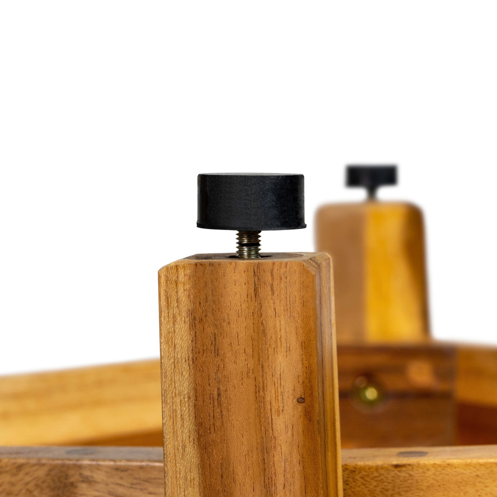 EcoDecors, Banc de douche d'angle Snazzy, Tabouret de douche en teck, Tabouret d'angle pour douche, Banc d'angle pour douche en teck, avec étagère