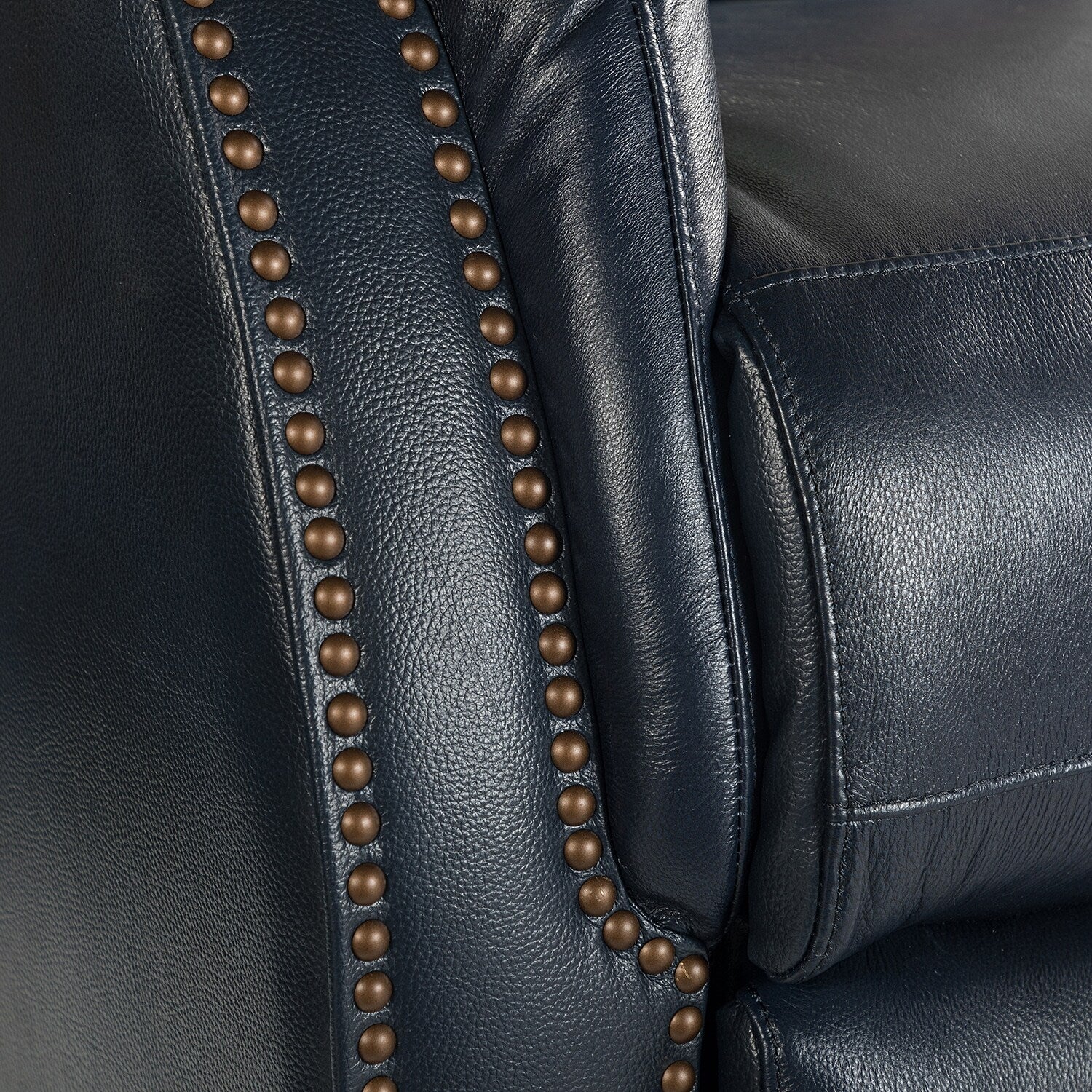 Fauteuil inclinable électrique Eduardo en cuir véritable avec port USB (lot de 2)