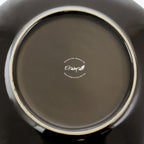 Service de table Elama Floral Accents en grès, 16 pièces, bleu.