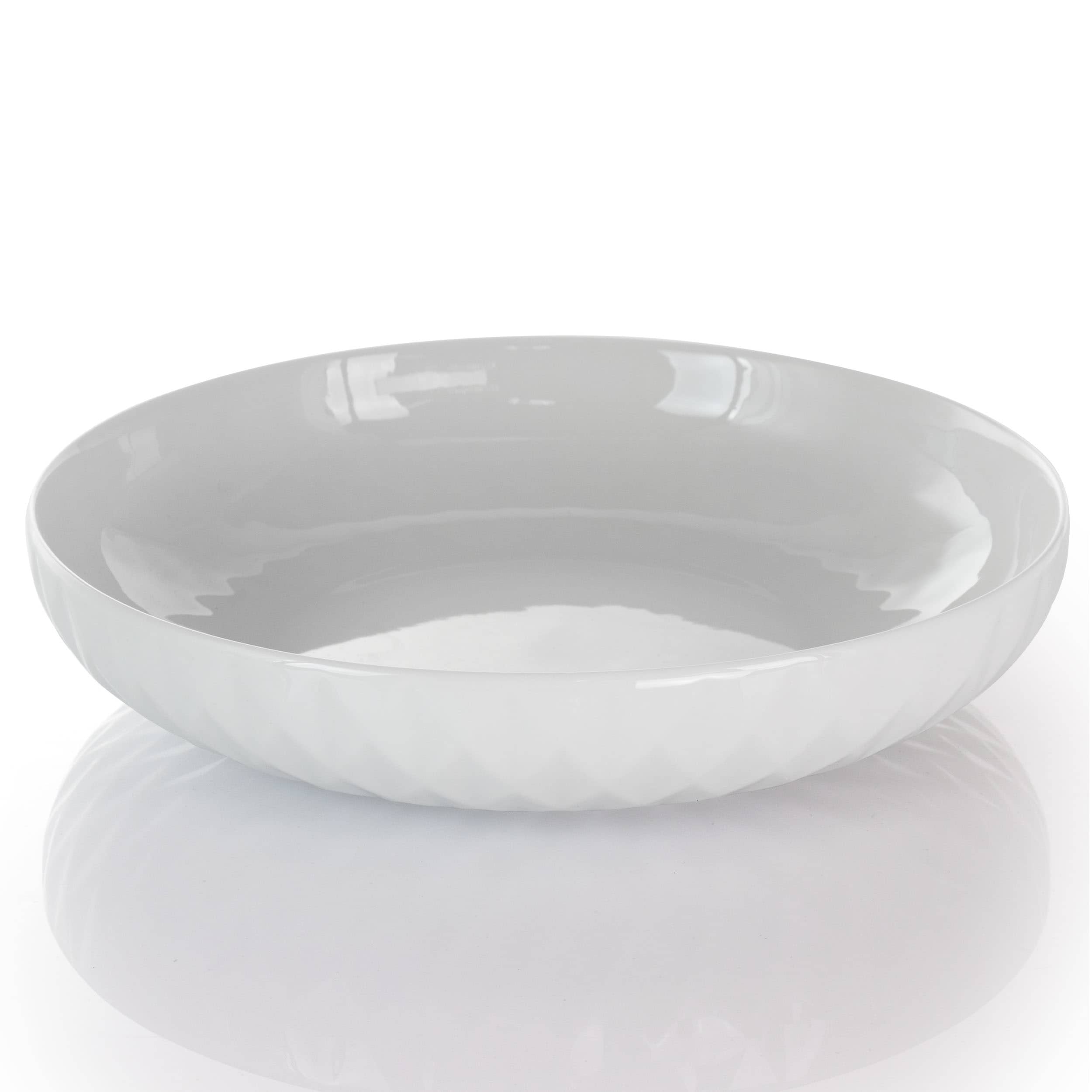 Service de table en grès Elama Sienna, 18 pièces, blanc