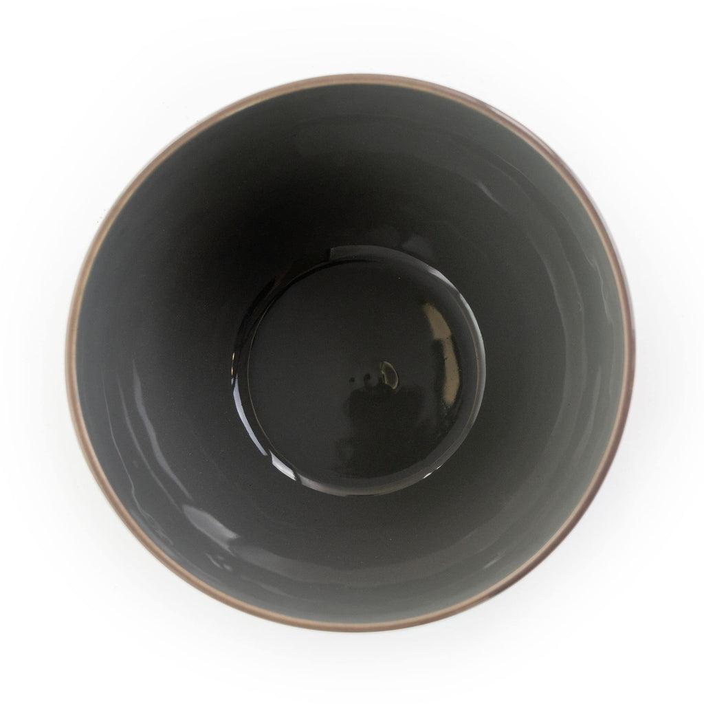 Service de table Elama Tahitian Diamond en grès, 16 pièces, couleur ardoise