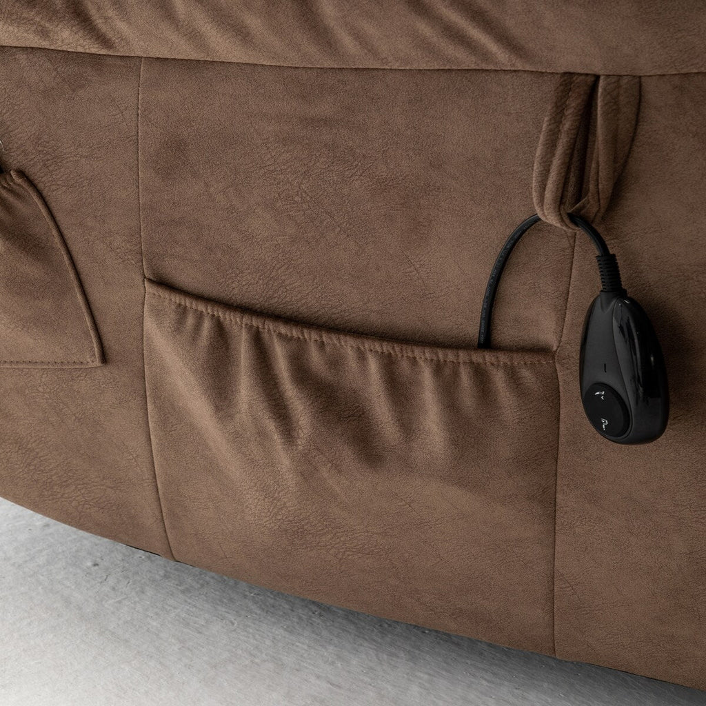 Fauteuil releveur électrique inclinable avec massage et chauffage