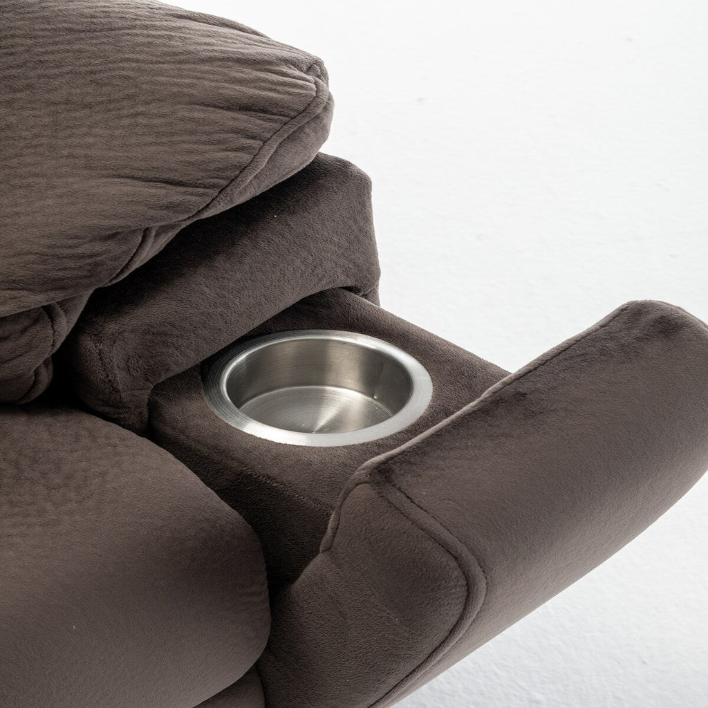 Fauteuil releveur électrique inclinable avec massage et chauffage