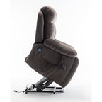 Fauteuil releveur électrique inclinable avec massage et chauffage