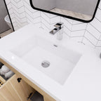 Meuble-lavabo Eliza de 183 cm (72 pouces) à poser avec double vasque