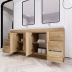 Meuble-lavabo Eliza de 183 cm (72 pouces) à poser avec double vasque