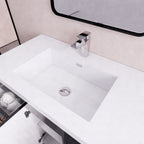 Meuble-lavabo Eliza de 183 cm (72 pouces) à poser avec double vasque