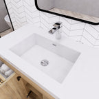 Meuble-lavabo Eliza de 183 cm (72 pouces) à poser avec double vasque