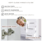 Meuble-lavabo Eliza de 183 cm (72 pouces) à poser avec double vasque