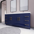 Meuble-lavabo Eliza de 183 cm (72 pouces) à poser avec double vasque