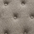 Banc à chaussures d'entrée, banc de rangement, tissu et bois massif, banc rembourré de 109 cm (43 pouces) pour salon et chambres à coucher