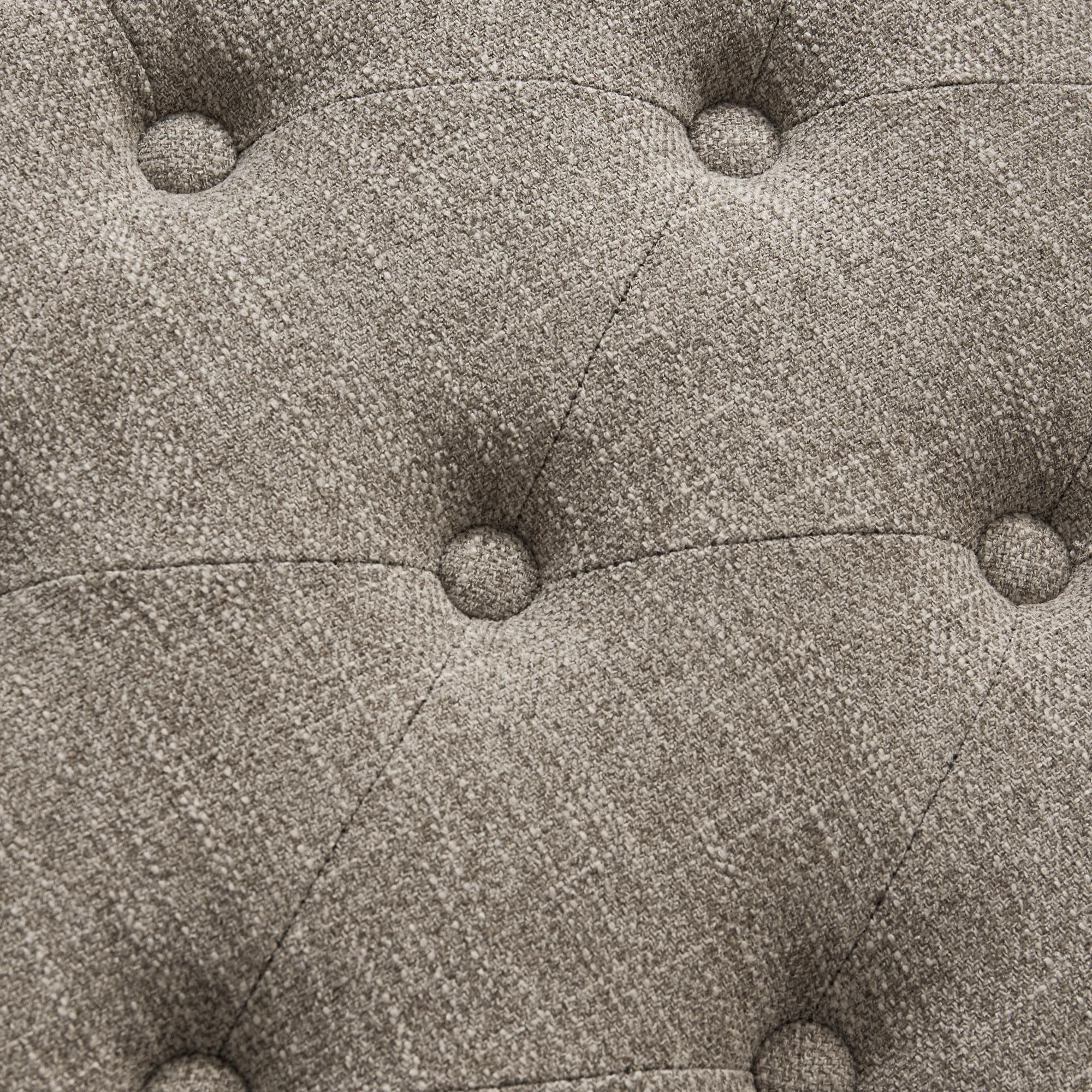 Banc à chaussures d'entrée, banc de rangement, tissu et bois massif, banc rembourré de 109 cm (43 pouces) pour salon et chambres à coucher