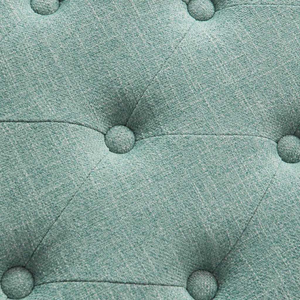 Banc à chaussures d'entrée, banc de rangement, tissu et bois massif, banc rembourré de 109 cm (43 pouces) pour salon et chambres à coucher