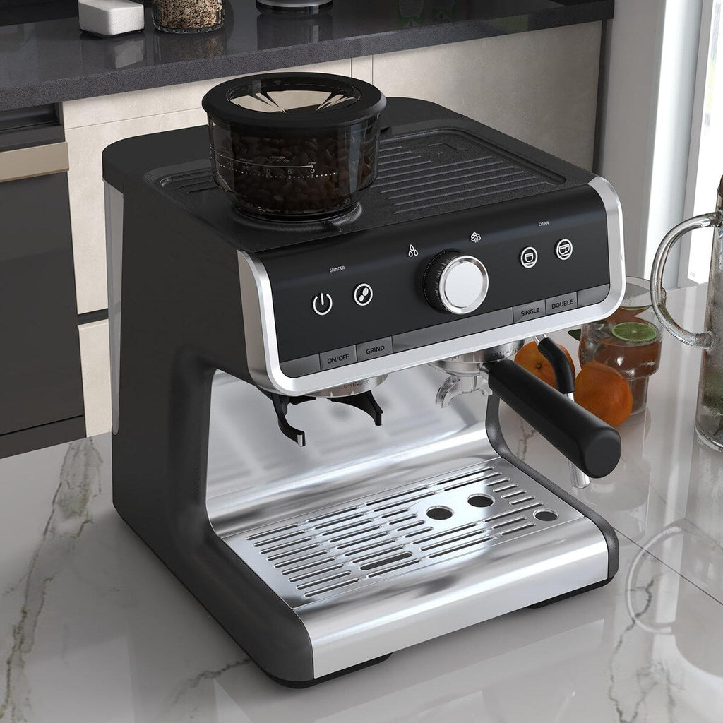 Machine à café expresso, avec broyeur, réservoir d'eau de 2,8 L