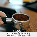 Machine à café expresso, avec broyeur, réservoir d'eau de 2,8 L