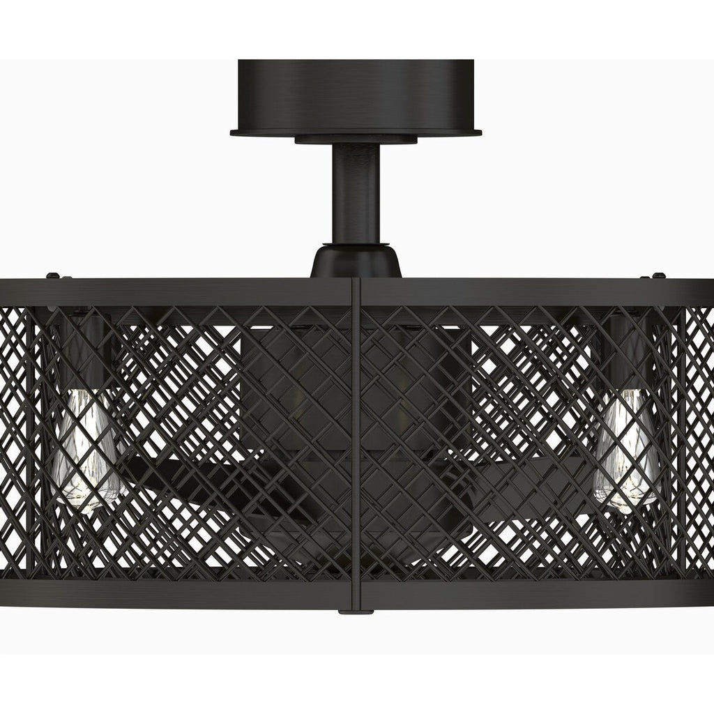 Ventilateur de plafond Fanimation Studio Collection Vintere en bronze vieilli à 4 lumières