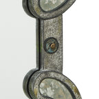 Miroir mural à carreaux argent antique Fantina de iNSPIRE Q Classic