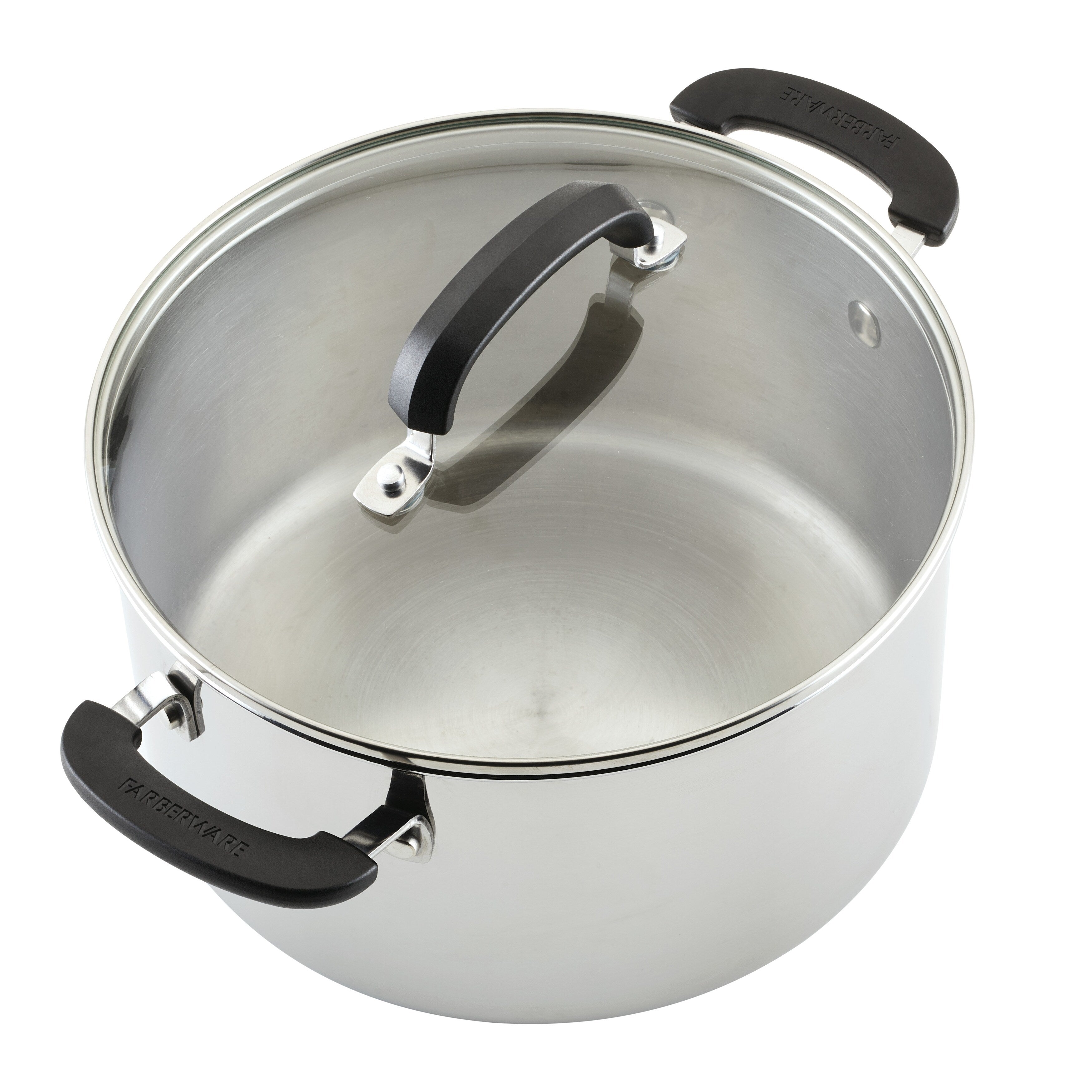 Ensemble de casseroles et poêles en acier inoxydable Farberware Brilliance, 10 pièces