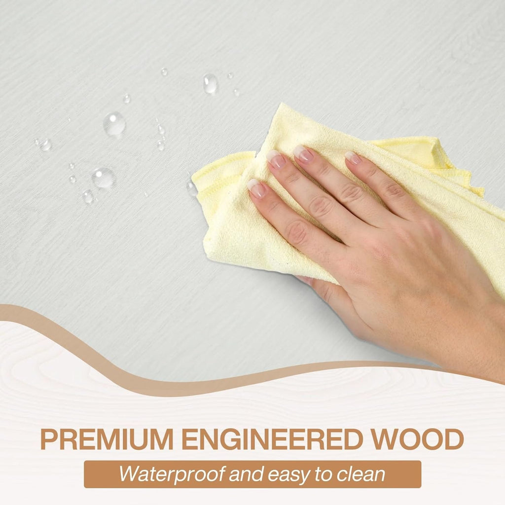 Table de salle à manger de style farmhouse pour 6 personnes, table de cuisine rectangulaire en bois de 70,8 pouces