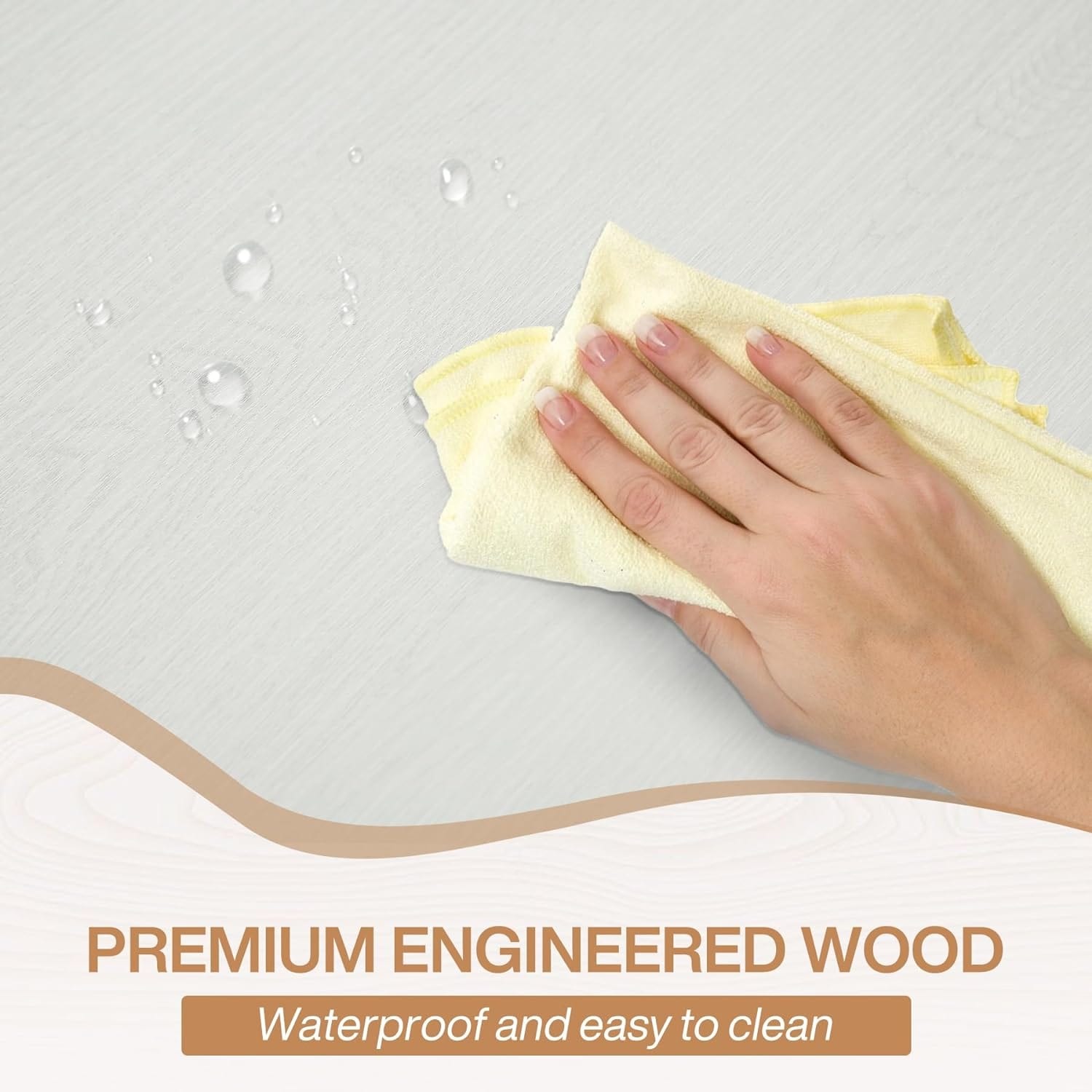 Table de salle à manger de style farmhouse pour 6 personnes, table de cuisine rectangulaire en bois de 70,8 pouces