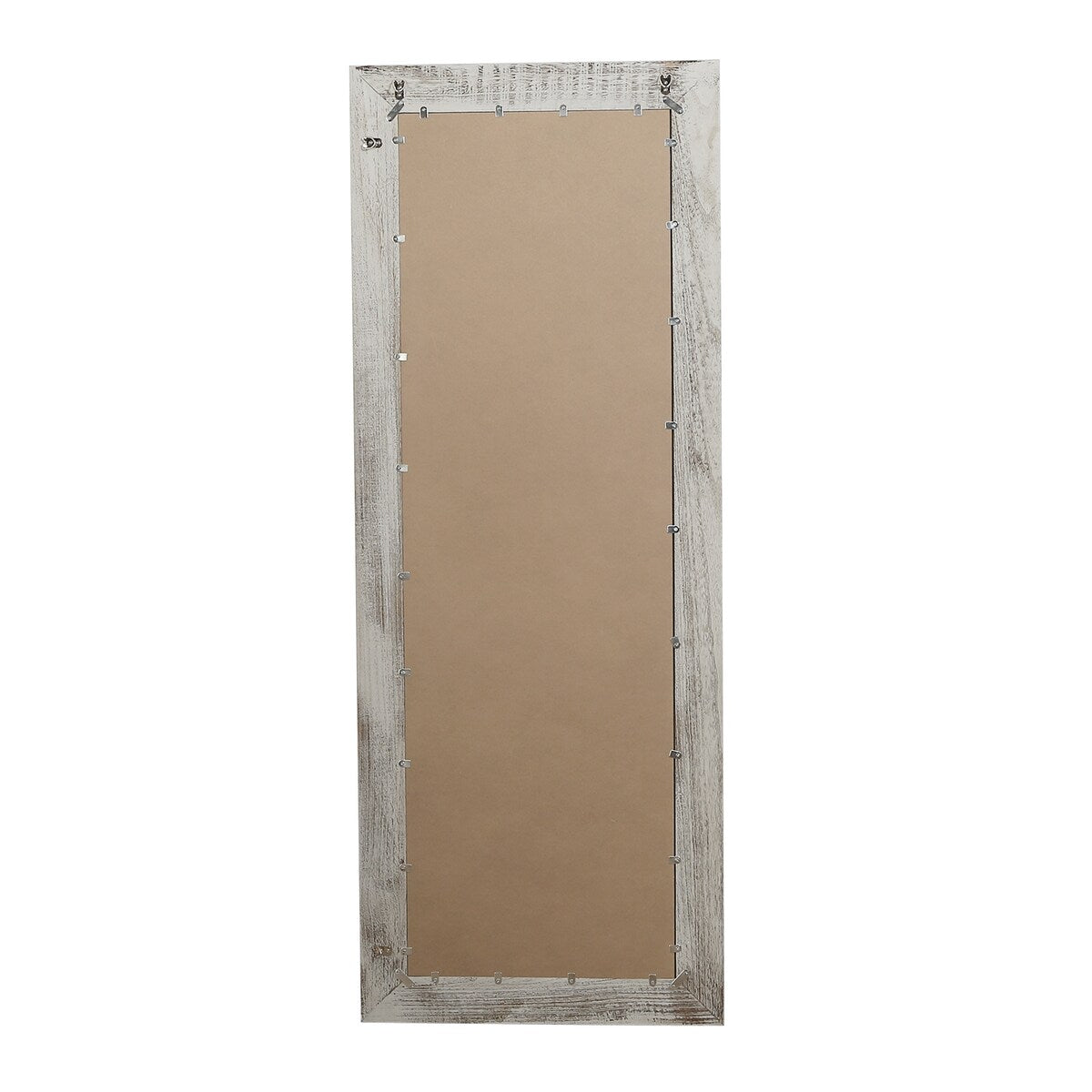 Grand miroir mural en bois rustique style farmhouse - 65x24
