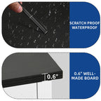 Meuble TV style farmhouse pour téléviseur jusqu'à 65 pouces avec portes et étagères ouvertes, console multimédia et prise de courant.