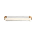 Éclairage encastré ovale allongé en bois style farmhouse, LED dimmable - 37 3000k/6000k