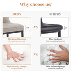 Lot de 2/4 chaises de salle à manger recouvertes de simili cuir