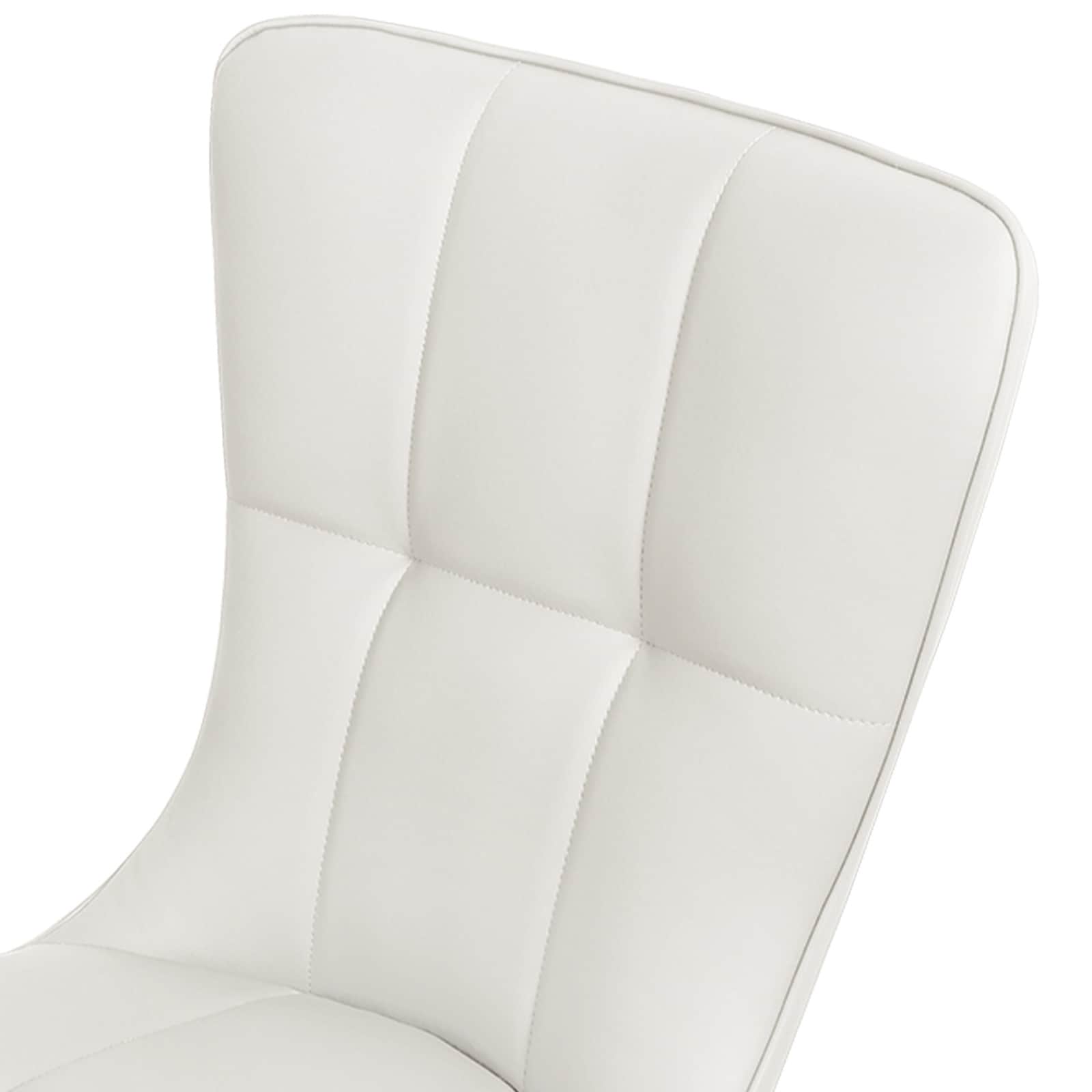 Lot de 2/4 chaises de salle à manger recouvertes de simili cuir